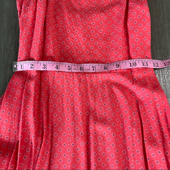 Gap Orange Fit And Flare Mini Dress With Spaghetti Straps - Picture 8 of 9